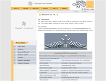 Tablet Screenshot of generalcomposites.in